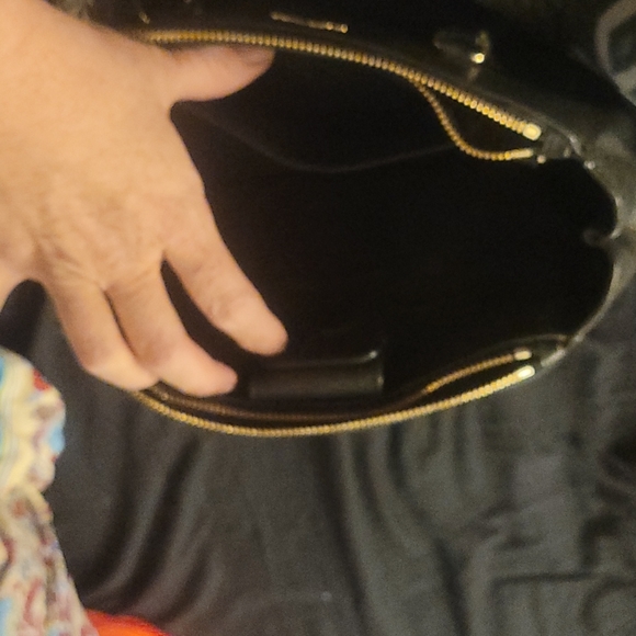 Coach F57527 small Margot Carryall, cross grain leather black satchel - Picture 4 of 7